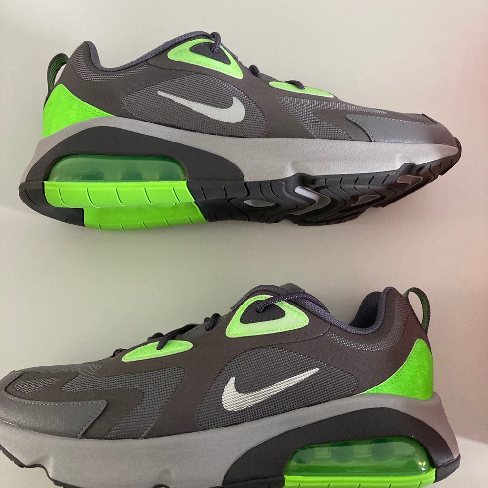 Nike air max 200 lime green mens running shoes - Picture 5 of 9